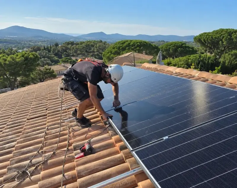 Installateur panneaux solaires La Croix-Valmer — pose photovoltaïque sur toiture