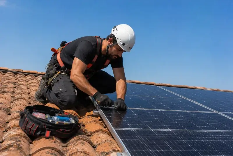 Maintenance et monitoring de panneaux solaires à la Croix-Valmer
