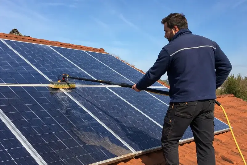 Nettoyage et entretien de panneaux solaires à la Croix-Valmer